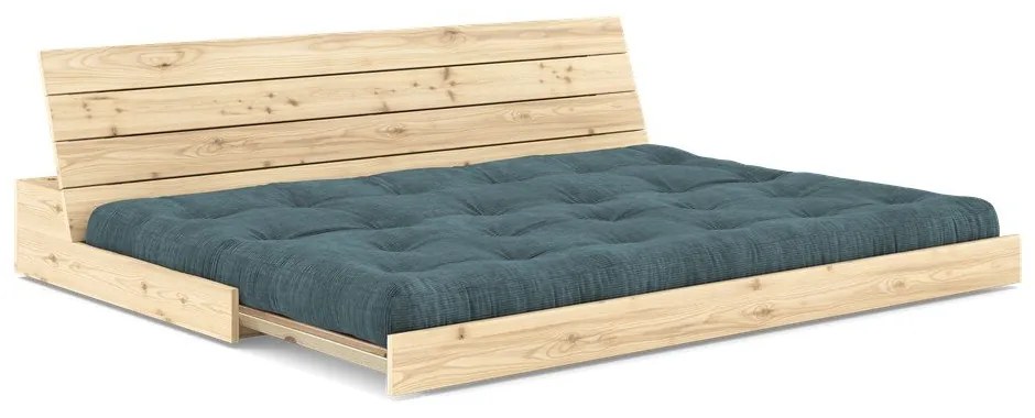 Modrá menčestrová rozkladacia pohovka 196 cm Base – Karup Design