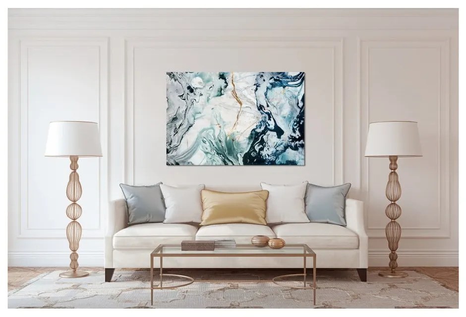 Obraz Styler Glasspik Marble IV, 80 × 120 cm