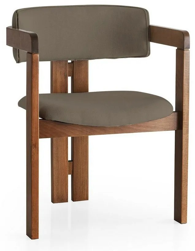 Jedálenská stolička CO Light Brown and Walnut