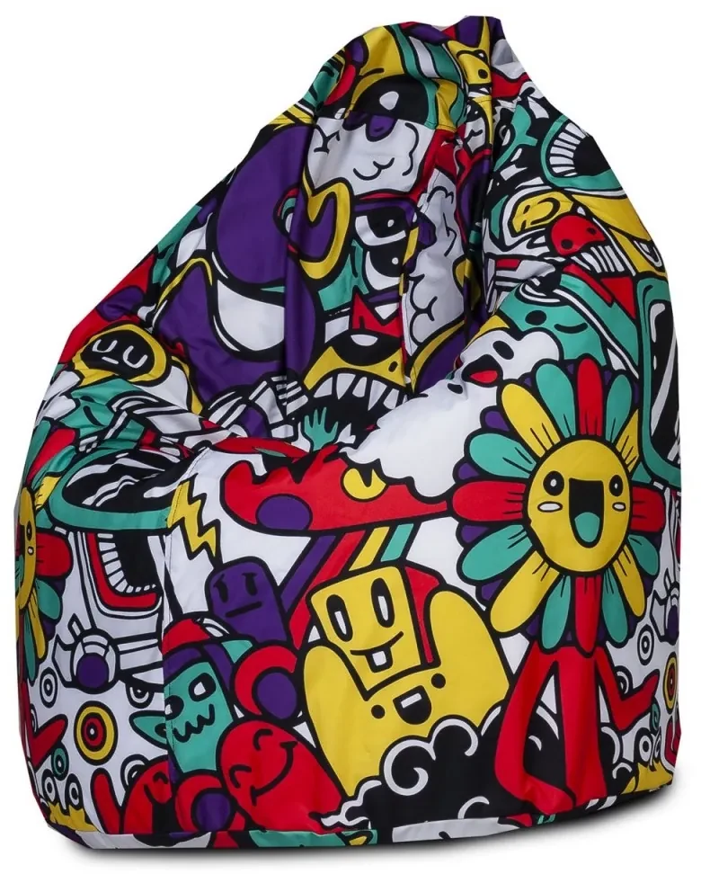INTERMEDIC Sedací vak Sako Modern – 300 L, polyester, univerzálny dizajn Farba: DG40 - Rakety