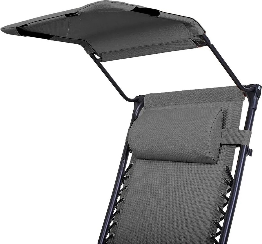 Relaxačné kreslo Avenberg PALMAS - sivá