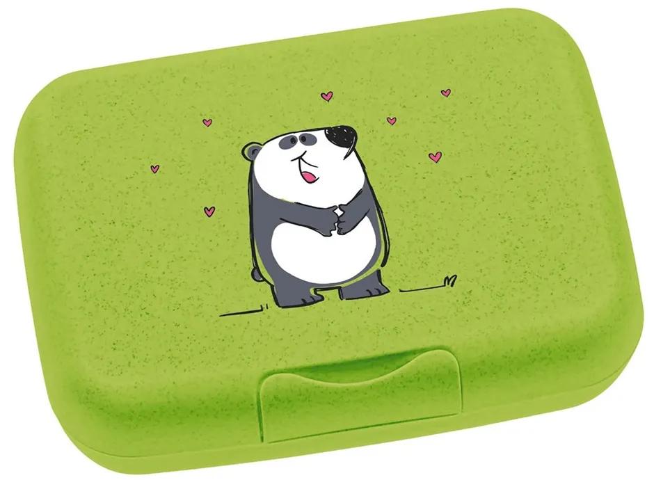 Leonardo Box na desiatu BAMBINI zelený / panda