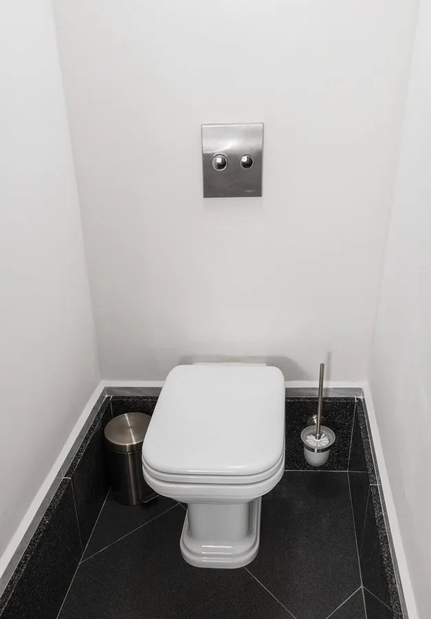 Kerasan Kerasan, WALDORF WC sedátko, Soft Close, biela/chróm, 418801
