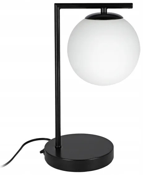 Stolová lampa 1xE27/40W/230V čierna/biela