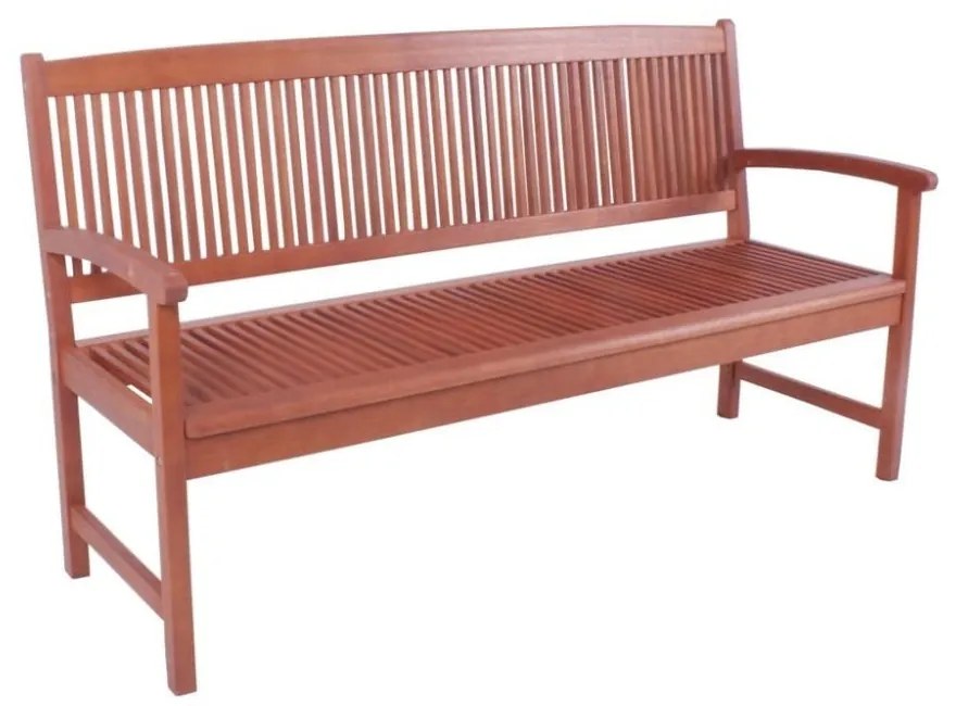 Záhradná trojmiestna lavica z eukalyptového dreva Garden Pleasure Stockholm