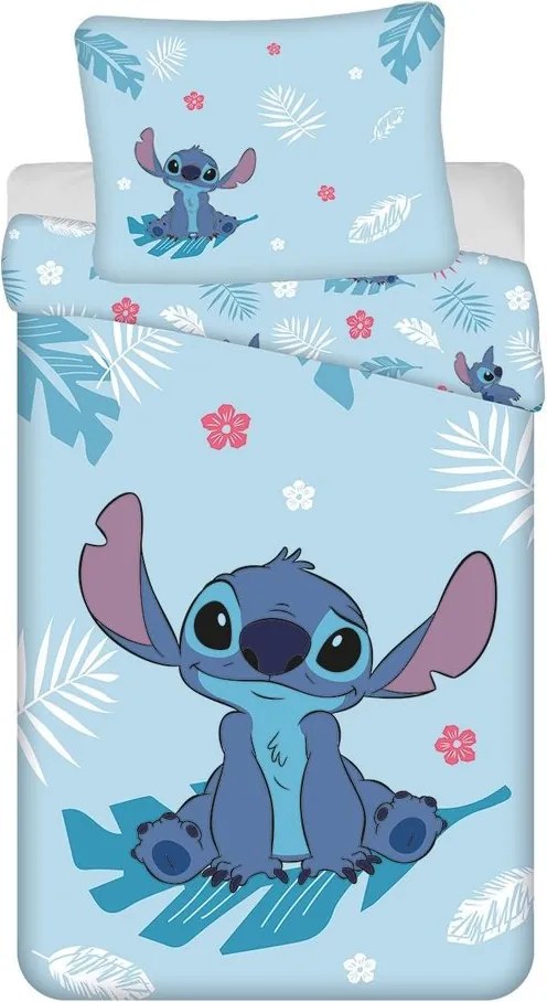 Jerry Fabrics Obliečky Lilo a Stitch Blue - Lilo a Stitch - modrá | 140 x 200 cm / 70 x 90 cm