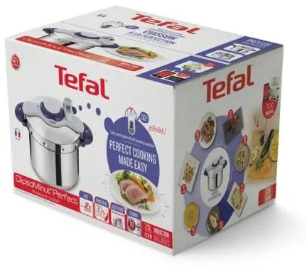 Tlakový hrniec Tefal Clipso Minut Perfect P4624833 7,5 l (použité)