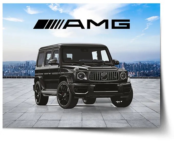 Sablio Plagát AMG auto - 60x40 cm