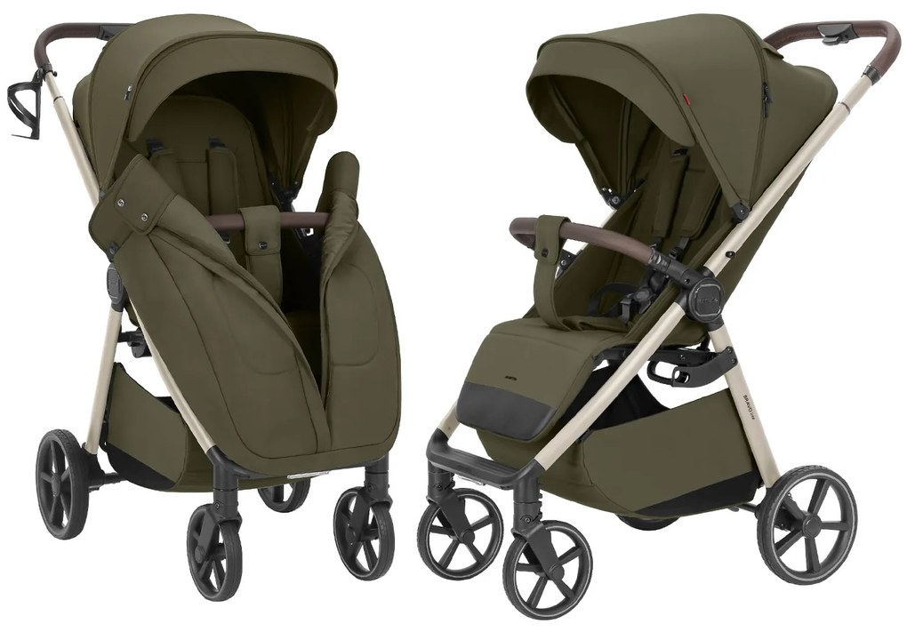 Detský kočík Carrello Bravo Bravo M/Lite CRL-5529 Flax Green