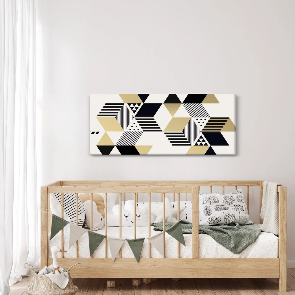 Obraz - Geometrické tvary N⁰1 (120x50 cm)