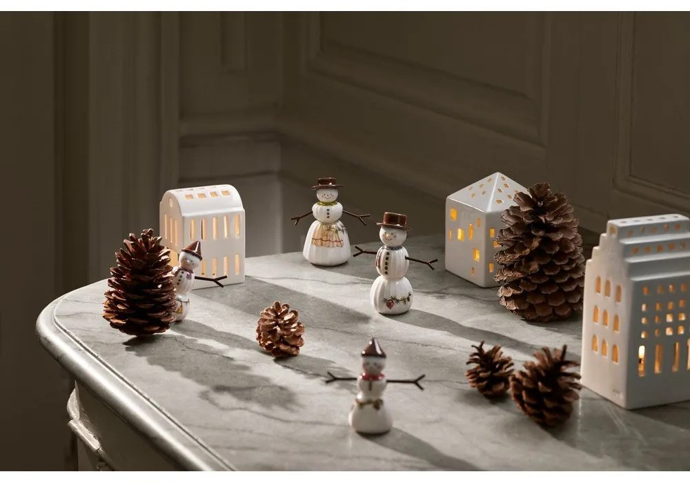Porcelánová vianočná figúrka (výška 11,5 cm) Hammershøi Snowman – Kähler Design