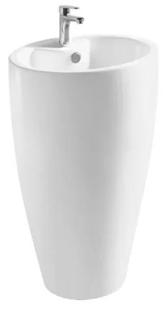 Mexen Orkla, voľne stojace umývadlo 50x38x81,5 cm, biela lesklá, 26065000