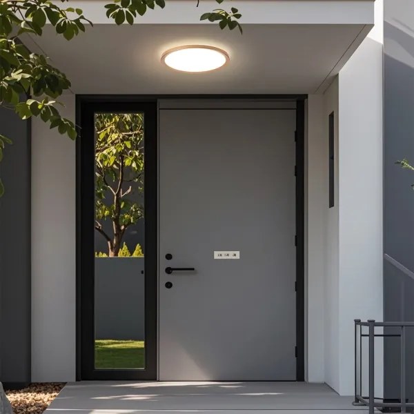 Brilagi - LED kúpeľňové stropné svietidlo ULTRA SLIM LED/18W/230V pr. 30 cm ružové zlato IP54