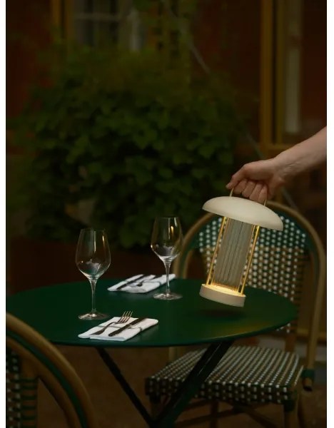 Nordlux - LED stmievateľná nabíjateľná dotyková stolná lampa MIRANO LED/3W/3,7V béžová