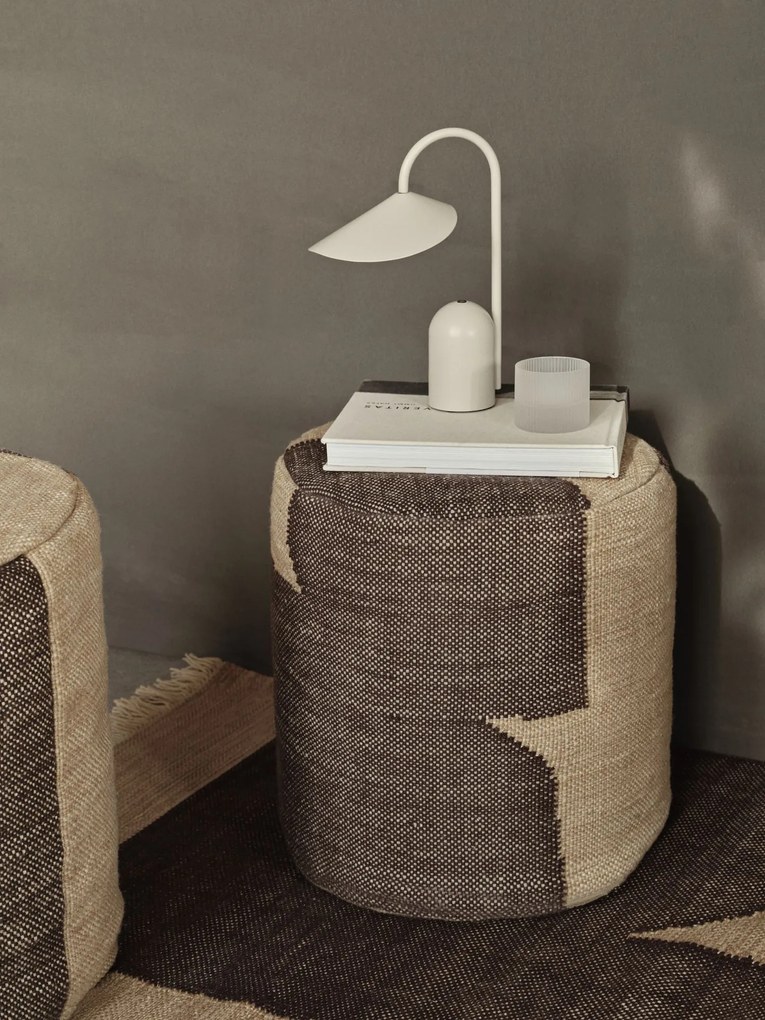 Ferm Living Poháre Ripple Frosted Low 200 ml – set 4 ks
