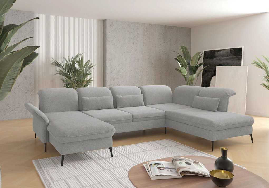 XXXLutz SEDACIA SÚPRAVA, textil, svetlosivá Sit & More - Sedačky - 00014401181T