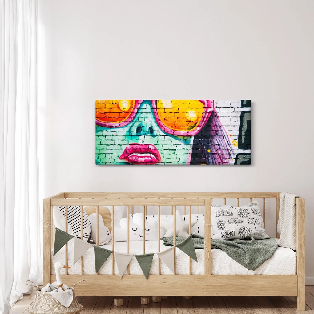 Obraz - Graffiti (120x50 cm)