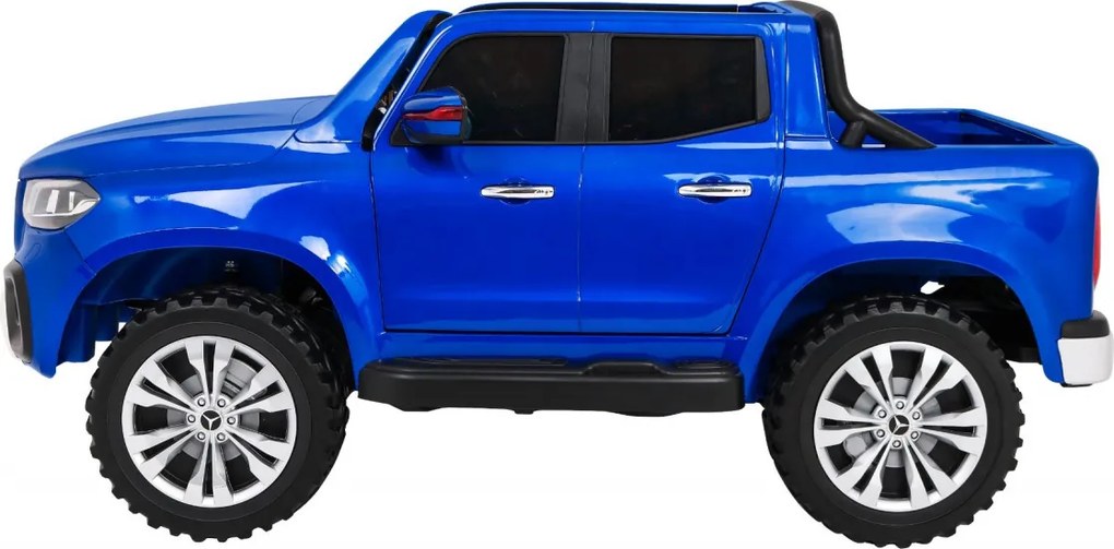 Ramiz Mercedes Benz triedy X pickup elektrické autíčko pre deti lakované modré 4x4