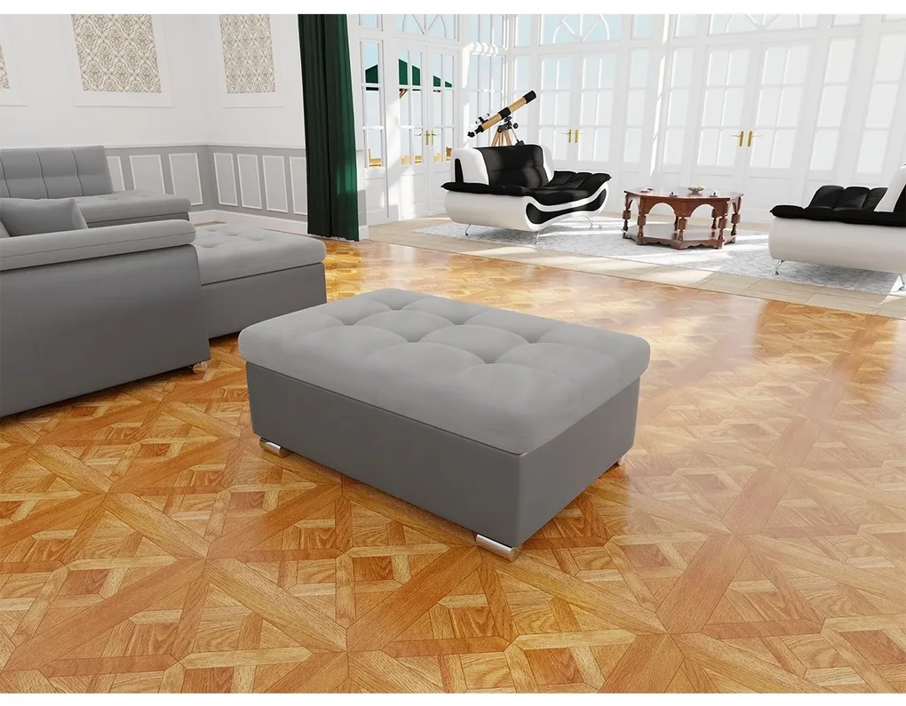 Taburetka Tony veľká, Dostupné poťahy: ekokoža Soft 017 + Lawa 05