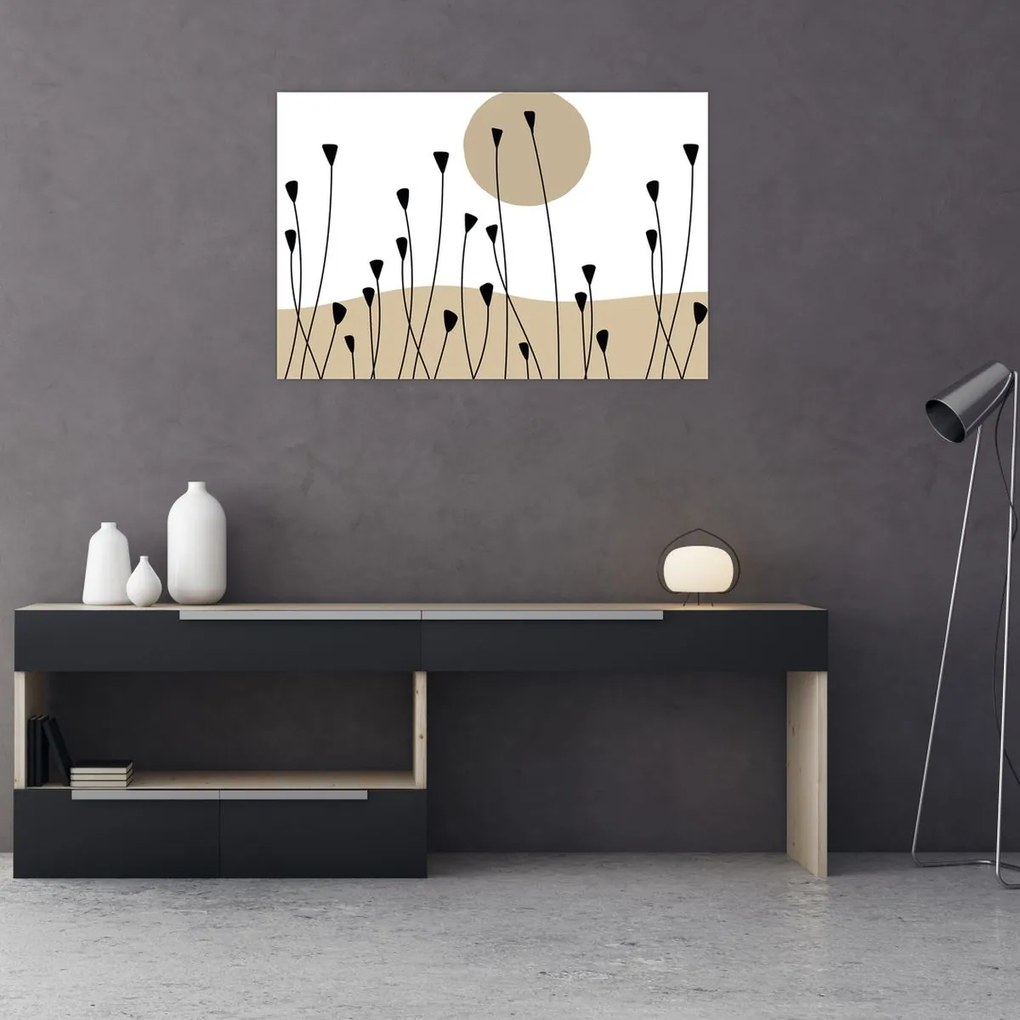 Obraz - Grafická lúka N⁰2 (90x60 cm)