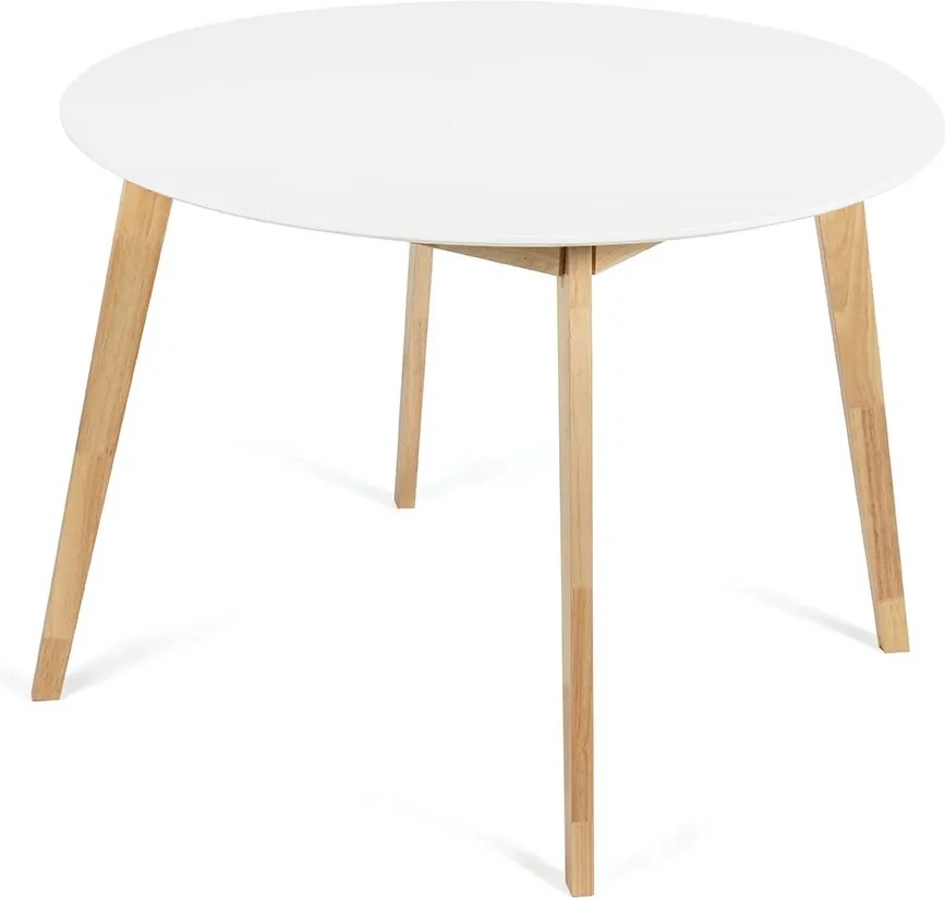 Noela Jedálenský set SCANDINAVIA 105 biely + 4x stolička SCANDINO biela