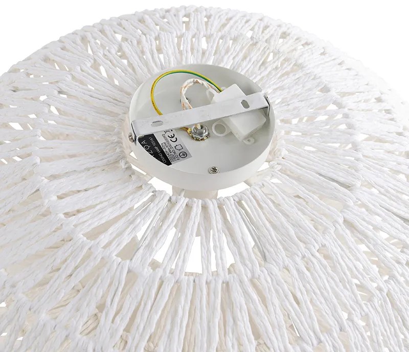 Retro stropné svietidlo biele - Lina