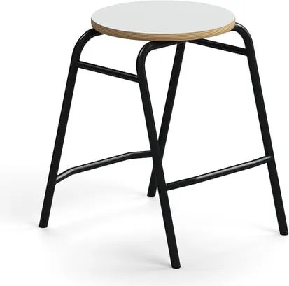 Stolička ALTUS, výška 510 mm, antracit/šedá