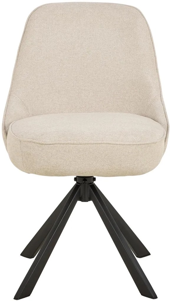 Otočná jídelní židle Carlton béžová