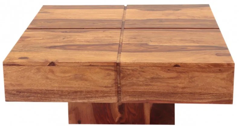 Konferenčný stolík Gani 85x35x85 z indického masívu palisander Only stain