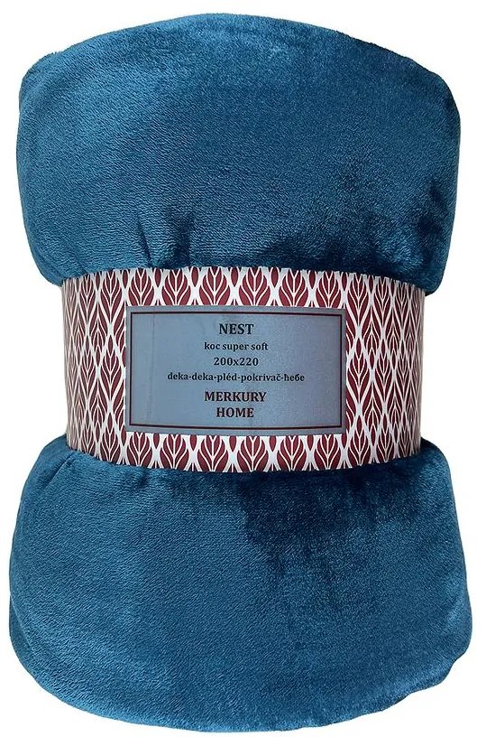 Deka Nest Super Soft indigo 200x220 Merkury Home