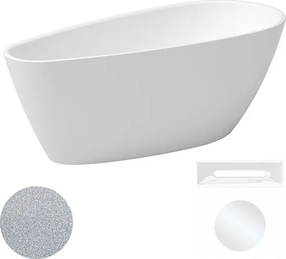 Besco Akrylátová voľne stojaca vaňa Goya A-line Glam S 160x73 (170x80) BESCO-Typ výpuste: Click-Clack s prepadom, chróm, BESCO-Rozmery: 170x80, BESCO…