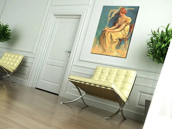 Obraz na plátne KÁVA – Alfons Mucha REP094