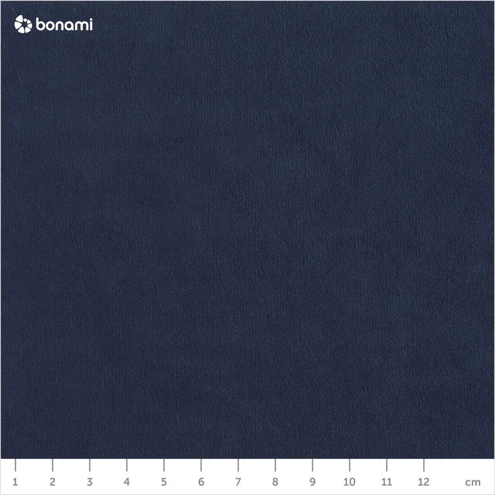 Tmavomodrá zamatová rozkladacia rohová pohovka (ľavý roh) Sweet Harmony – Miuform