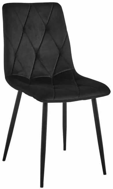 Jedálenský stôl NP so štyrmi stoličkami LIBRA čierne