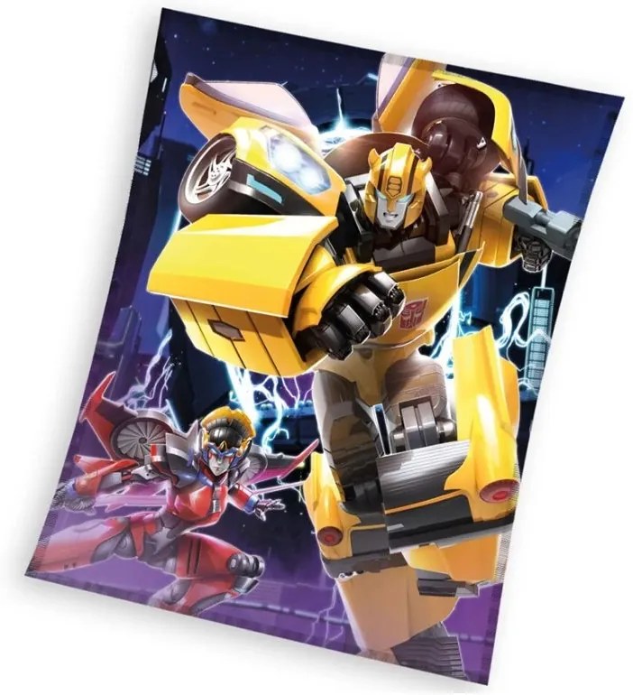 Detská deka Transformers Bumblebee a Windblade 150x200 cm