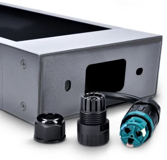 Brilagi - LED Vonkajšia lampa CROTONE LED/7W/230V antracit IP54 30 cm