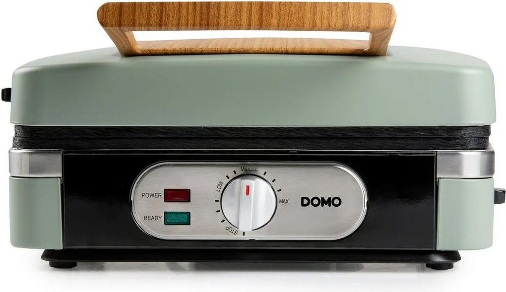 DOMO DO9276C sendvičovač 3v1, matná zelená