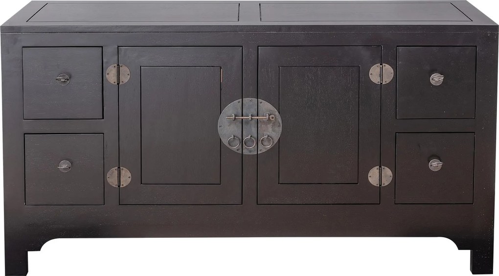 Komoda Modern 137 x 45x 76 cm black