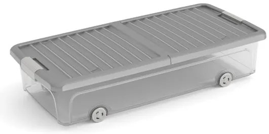 Plastový box s vekom a kolieskami 50 l