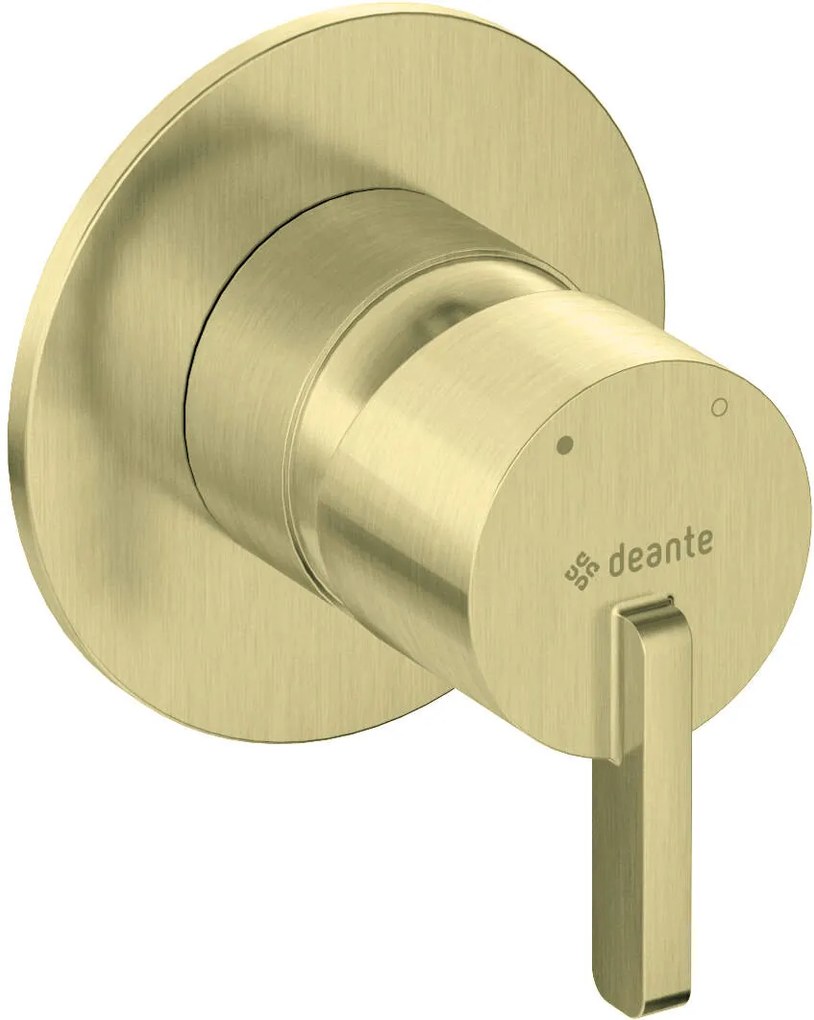 Deante Silia, sprchová/vaňová batéria pod omietku, 1-výstupové teleso, zlatá matná, DEA-BQS_R44L