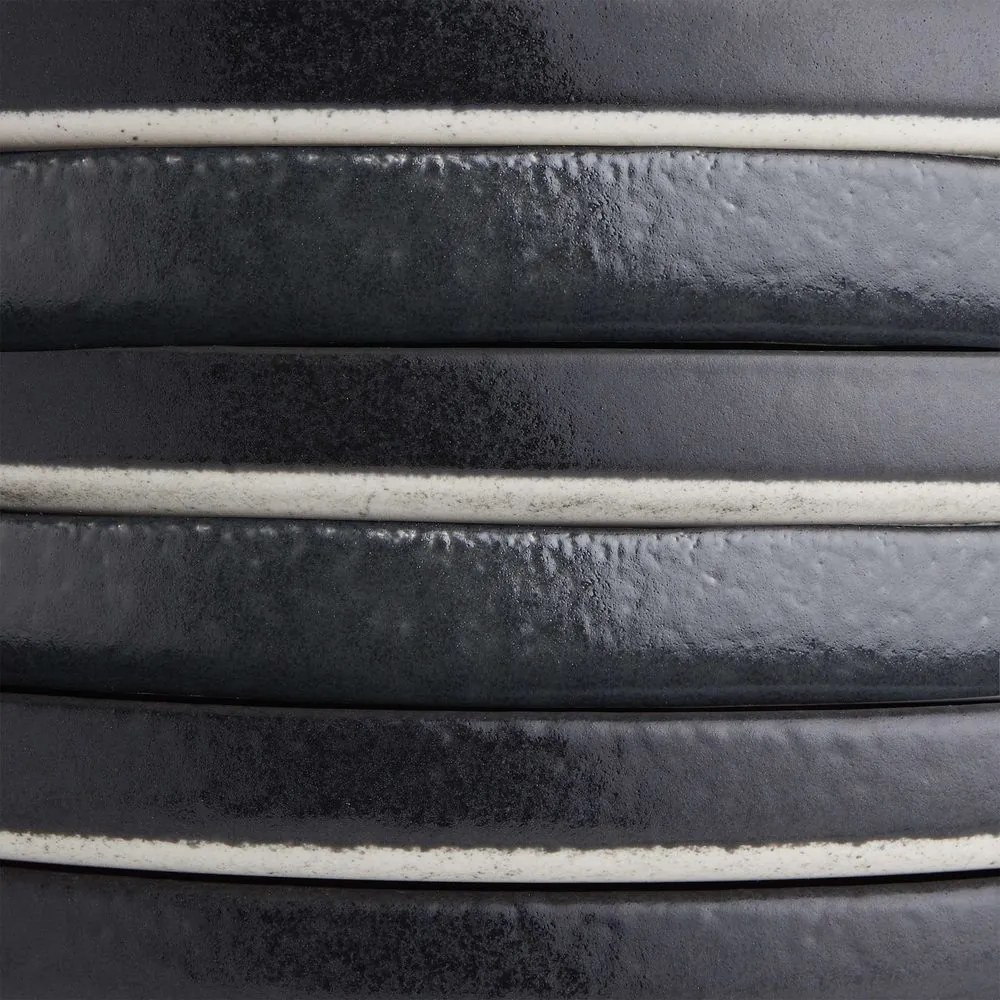 CASA NOVA Sada raňajkových tanierov 22,5 cm set 4 ks - čierna