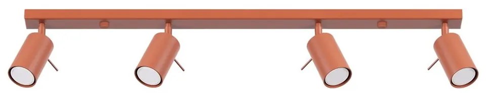 Bodové svietidlo v tehlovej farbe 6x81 cm Etna – Sollux