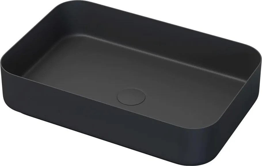 Umývadlo na dosku LJORDAL 52x34 cm oceľ/čierna