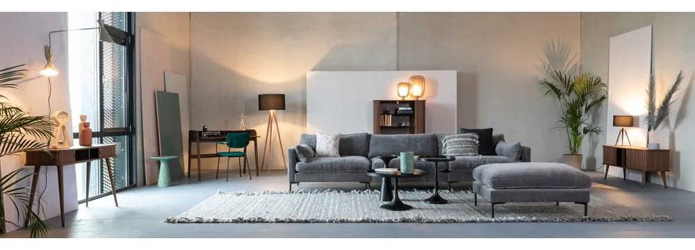 Hnedý konzolový stôl Zuiver Barbier, dĺžka 120 cm