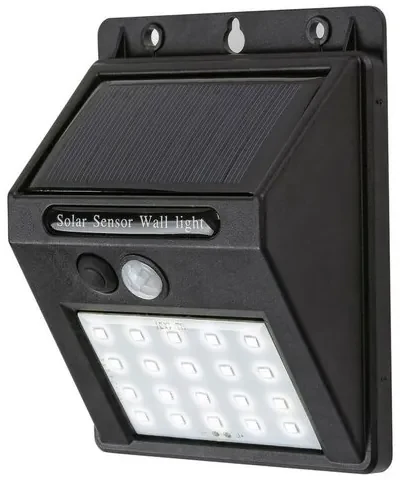 Rabalux 7880 Ostrava vonkajšie solární LED svietidlo s pohybovým senzorom, 12,5 cm