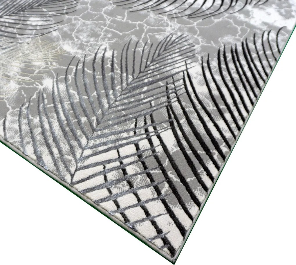 Koberec Esprit 3610 GREY – sivý obdĺžnikový koberec s vzorom Rozmer: 160x220 cm