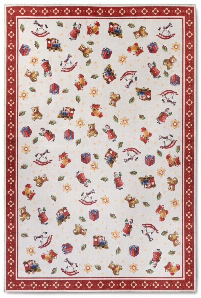 Kusový koberec Villeroy & Boch Toy's delight s potlačou 106192 Red, Multicolor, 50x80, červená, obývacia izba, Villeroy & Boch