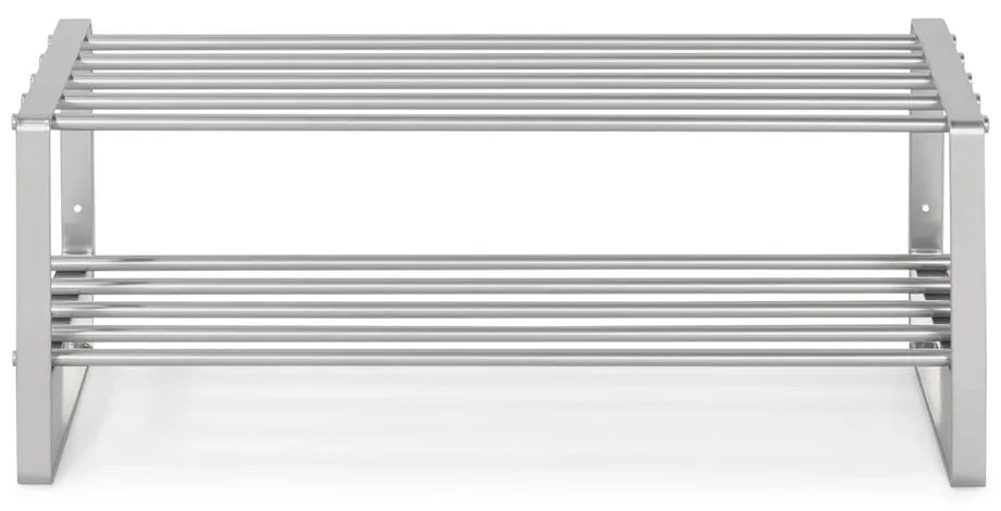 Kovový stojan na topánky v striebornej farbe Rex – Spinder Design