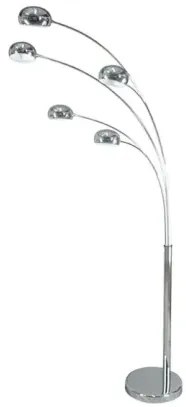 Retro stojaca lampa Palp chróm