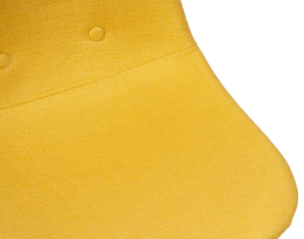 Noela Látková jedálenská stolička MARIE žltá